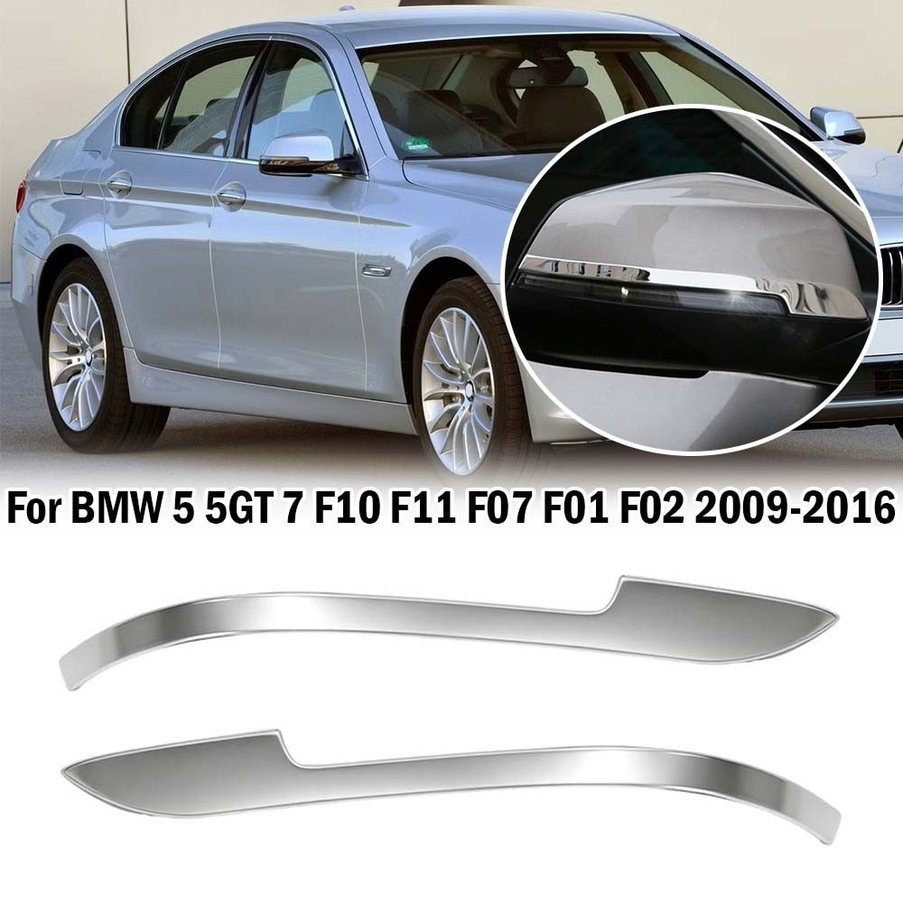 Dành Cho Xe BMW 5 5GT 7 F10 F11 F07 F01 F02 2009-2016 Gương Không Gỉ Viền Trang Trí Dải