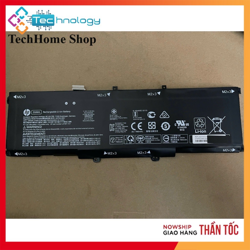Pin Laptop HP Elitebook 1050 G1 ZBook Studio G5 X360 G5 ZG06XL HSTNN-IB8H L07046-855 Zin New