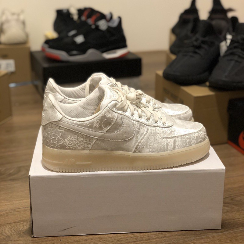 Gioăng lụa trắng X NK Air Force 1 Premium AF1 AO9286-100 Cũi