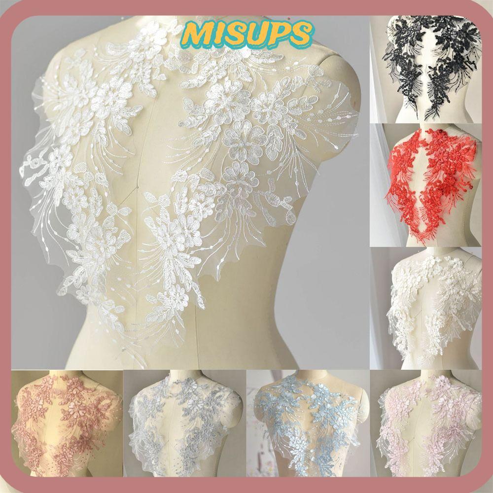 Miếng dán Sequin MISUPS, Miếng vá thêu Sequin tự làm, Đám cưới thêu Sequin thủ công