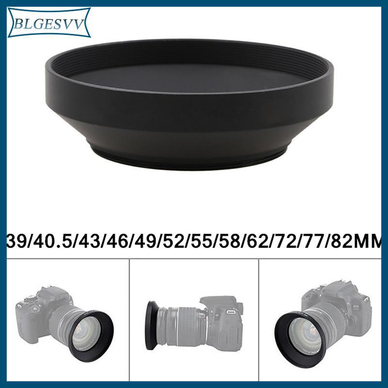 Blg 39mm 40 5mm 43 46 49 52 55 58 62 72mm Hợp kim nhôm Kim loại Ống kính góc rộng Hood