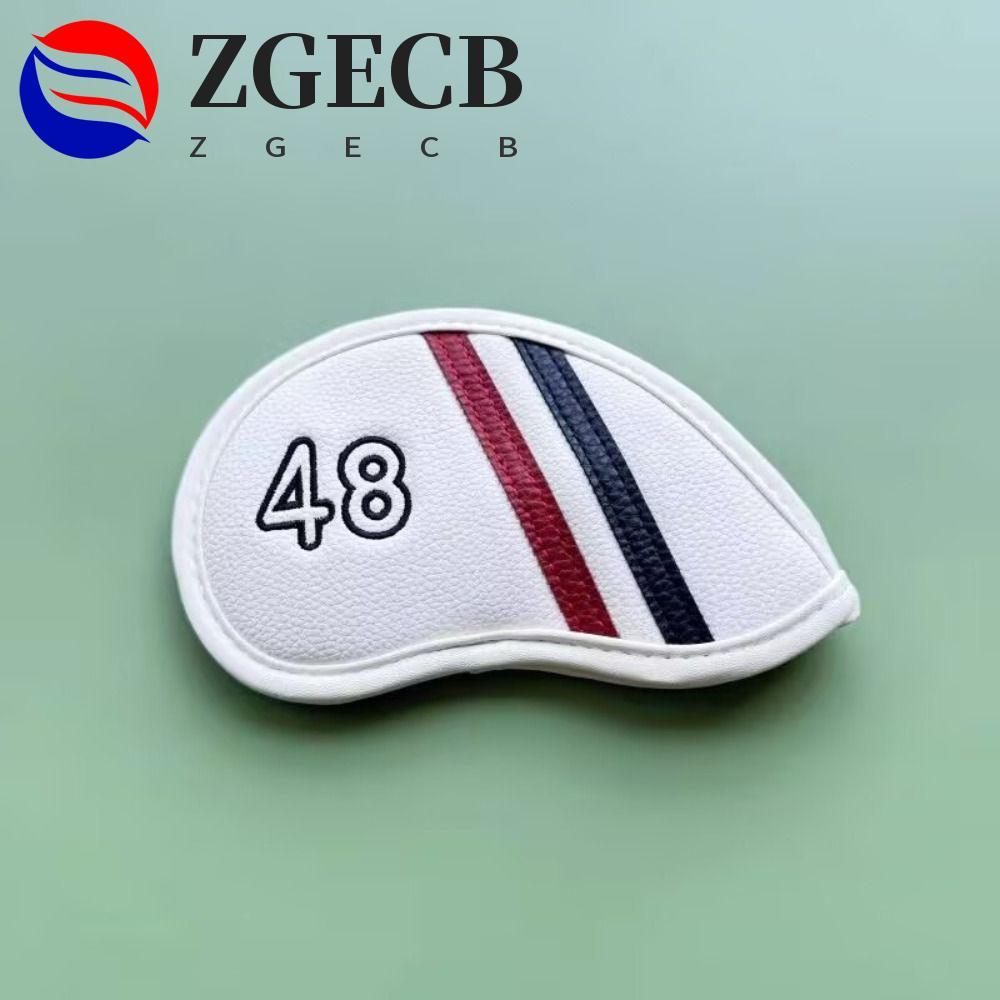 ZGECB Golf Wedge Cover, Da PU 56 58 60 Độ Sand Wedge Headcover, Universal Waterproof 48 50 52 54 Độ 