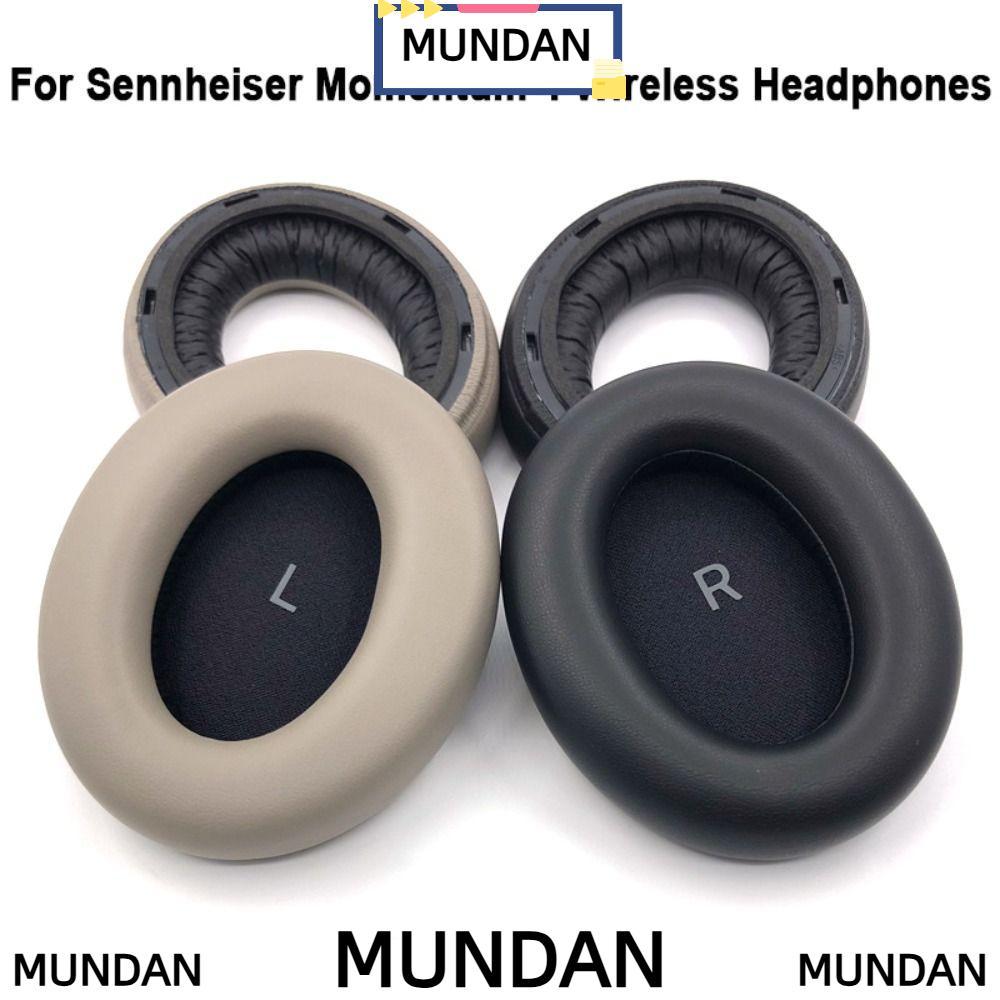 MUNDAN 2 Cái / 1 Cặp Tai Nghe Phụ Kiện Tai Nghe Bọt Mềm Cho Sennheiser Momentum 4 Không Dây