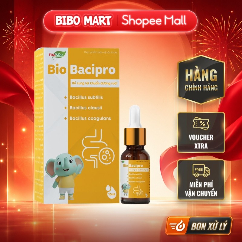 [MALL] Men vi sinh Bio Bacipro bổ sung lợi khuẩn 10ml - BM002