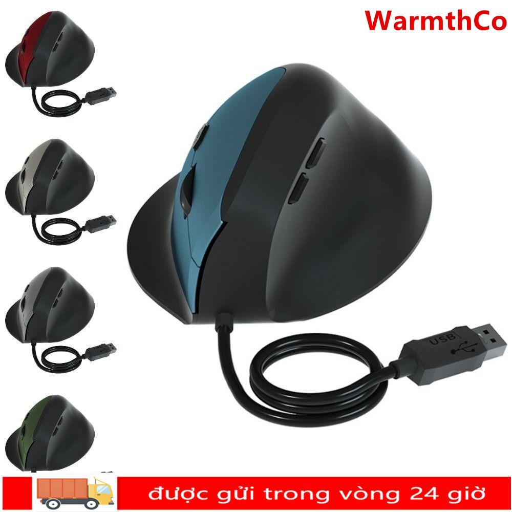 Chuột chơi game WARMTHCO, Chuột chơi game 6 nút tắt tiếng thoải mái 2.4G, Chuột chơi game dọc ABS 80