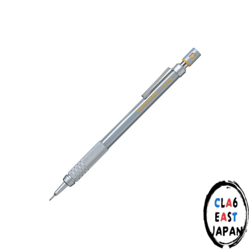 Pentel Sharp Pencil Graphgear 500 PG519 0.9mm Silver