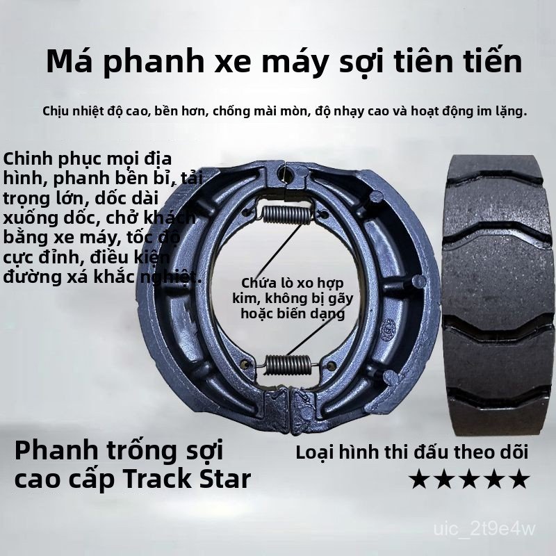 Má phanh gốm cho xe máy Suzuki Cruiser GZ150 GZ150-E chịu mài mòn cao cấp chính hãng bán chạy giao n