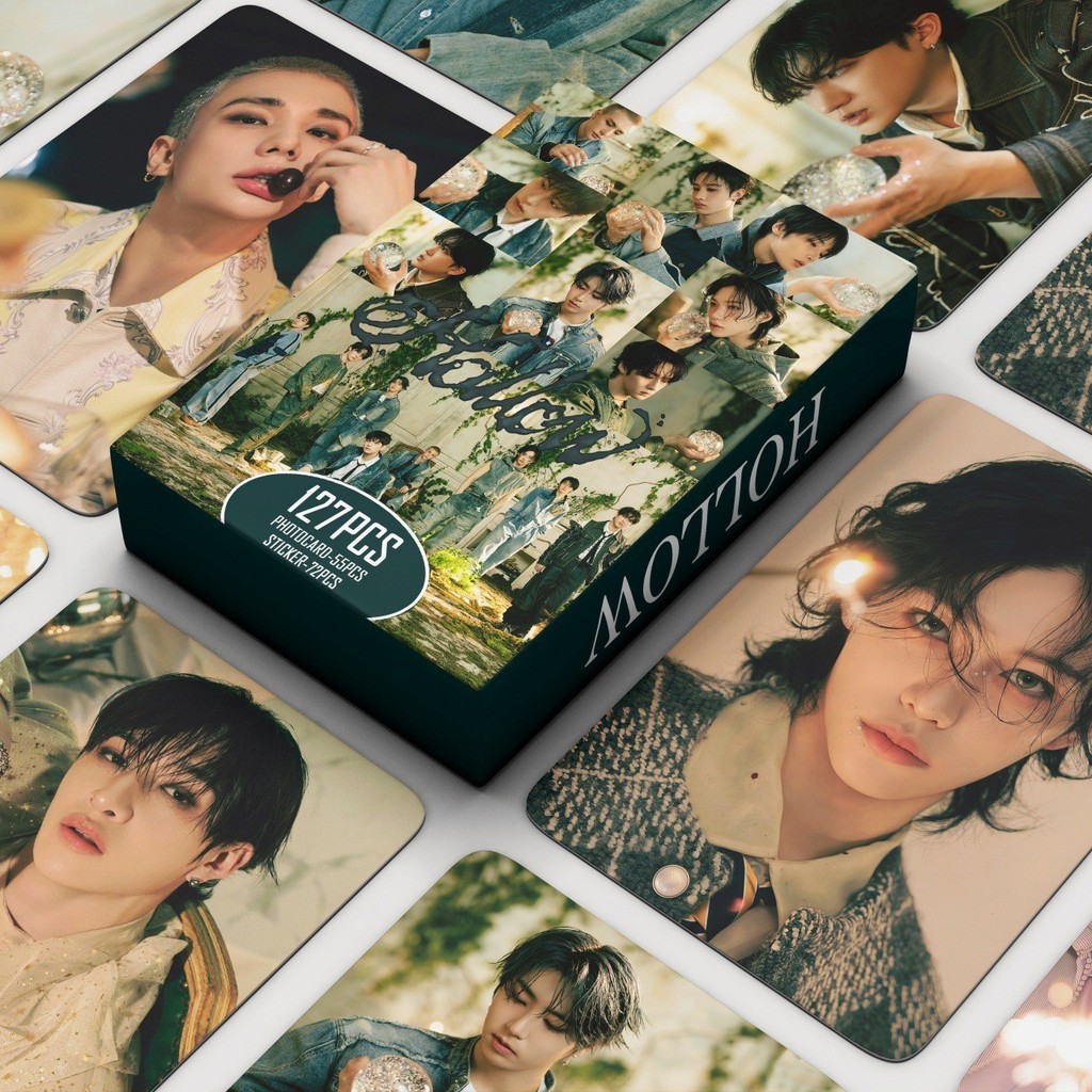 Hàng sẵn có 127 StrayKids StrayKids Photocard HOLLOW Photocard Dán Huang Hyun Chen FELIX Lee Long Fu