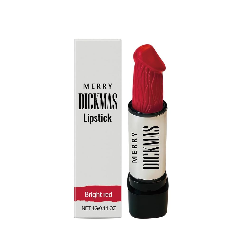 Creative Women Funny Lipstick - Mushroom Naughty Gag Stocking Stuffer Idea for White Elephant & Secr