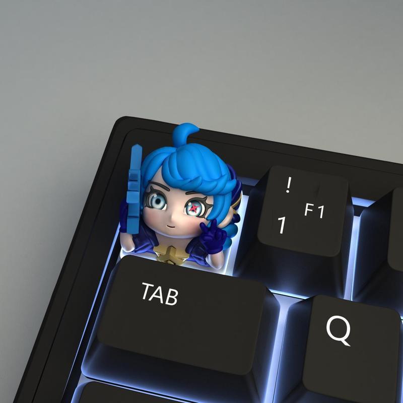 Liên Minh Huyền Thoại Keycap Gwen Keycap Bàn Phím Cơ esca Tùy Chỉnh Stereo Keycap Sáng Tạo Keycap