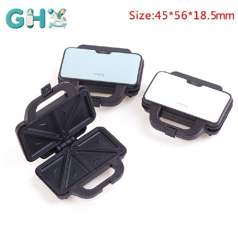 GHX 1: 12 Nhà Búp Bê Mini Pancake Maker Waffle Sandwich Maker Nhà Bếp Điện Mẫu VN