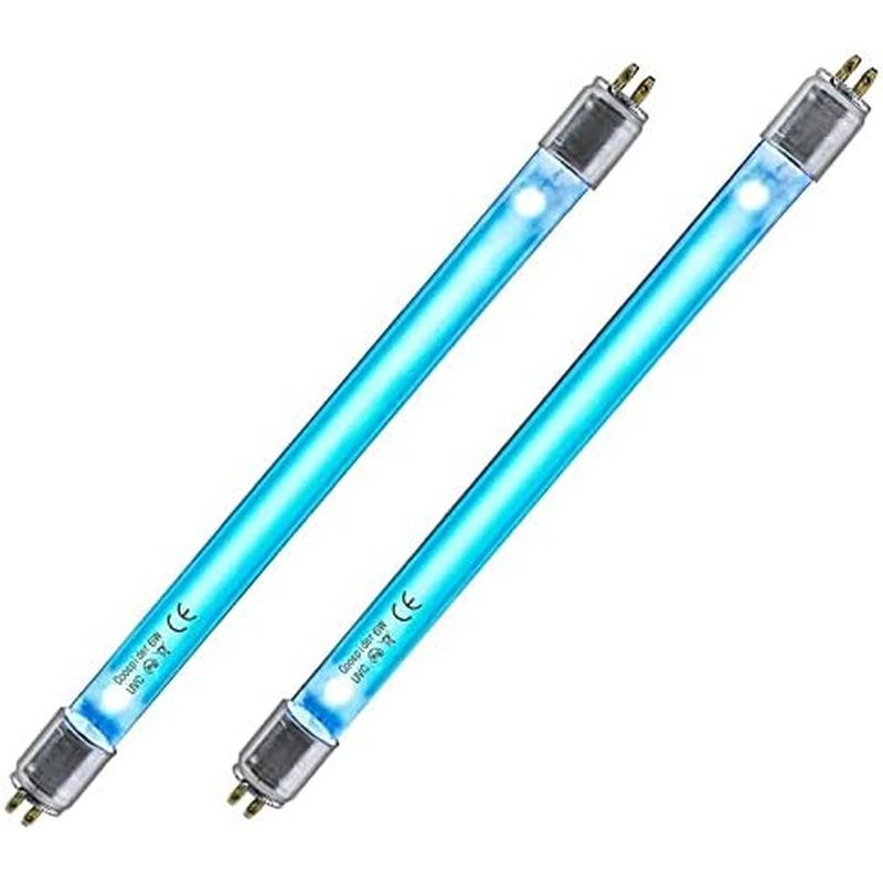 Đèn UV Coospider 6W có Ozone, Đèn khử trùng 185nm có bánh răng 3 lần, Đèn UVC cho giày / tủ quần áo 