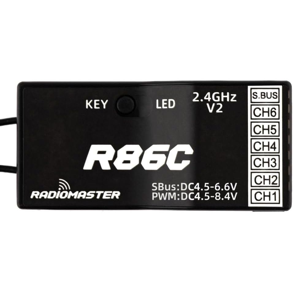 Radiomaster R86C V2 6ch SFHSS Bộ thu tín hiệu PLC tương thích