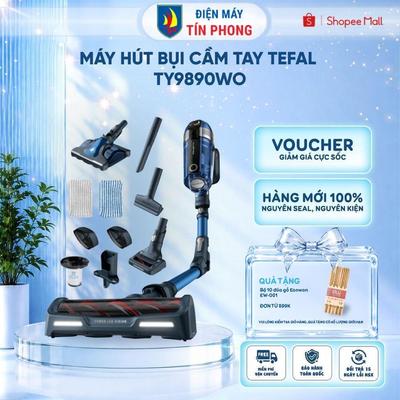 Máy hút bụi cầm tay Tefal TY9890WO  - Dùng pin - thời gian hút lên đến 45 phút - Bảo hành 2 năm