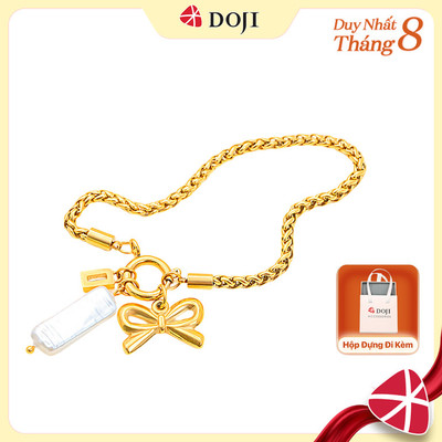 Lắc Tay nữ Sweet Bow cao cấp, trẻ trung, đi tiệc đi chơi - DOJI