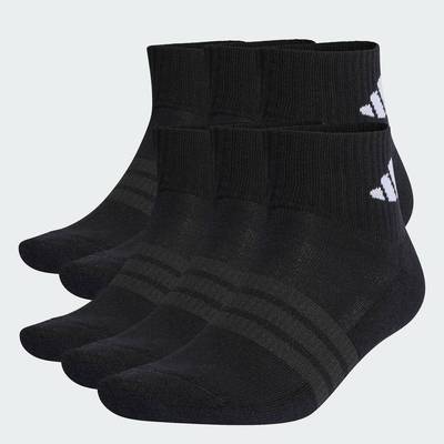adidas Phong cách sống Bộ 6 Đôi Tất Cổ Chân Lót Đệm Essentials Unisex Đen KE5496