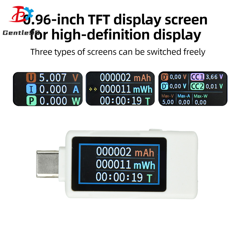 DC4 – 30V 0.96-Inch TFT Kỹ Thuật Số Đa Năng Điện Áp Và Đồng Hồ Đo Dòng Điện Đồng Hồ Đo Công Suất Sạc