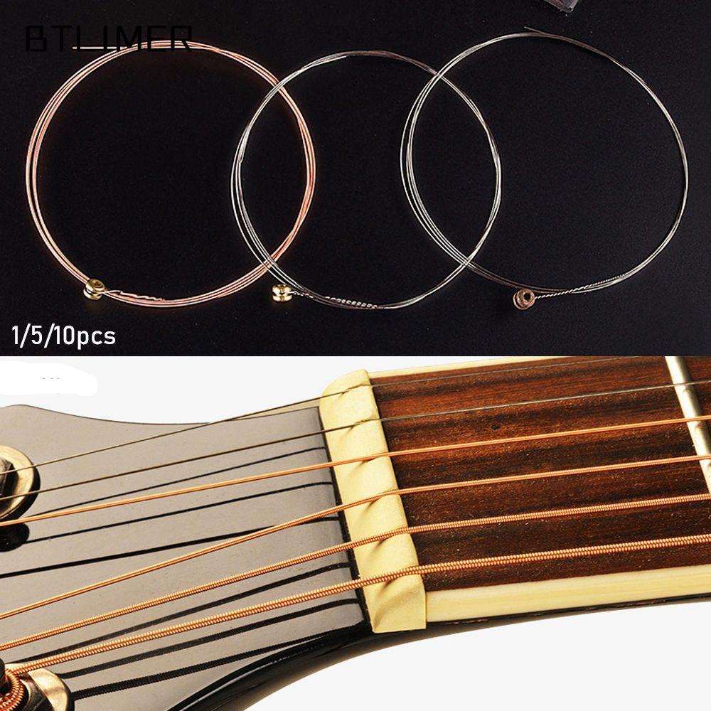 ESSECCOME 1 / 5 / 10 Dây Đàn Guitar Acoustic 3 Kiểu Nhạc Cụ Chất Lượng Cao