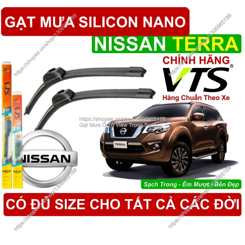 K5, Gạt Mưa Kính Lái Nissan Terra, Cặp Gạt Mưa Kính Lái   Dòng  Nissan Terra,        Nissan Terra