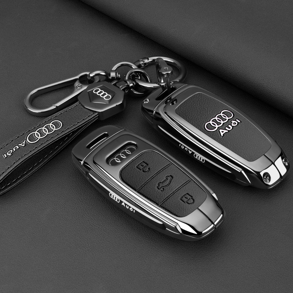 Hợp Kim Kẽm Xe Từ Xa Chìa Khóa Bao Vỏ Bảo Vệ Giá Đỡ Cho Xe Audi Q8 A6 A3 A8 C8 S6 RS6 A7 S7 RSQ8 8Y 