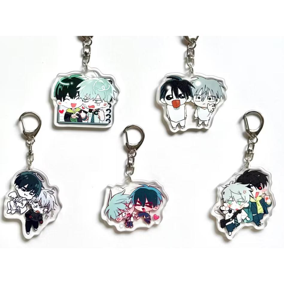 Alien Stage Acrylic Keychain, Alien Stage Double Side Acrylic Keychain, Till, Mizi, Ivan, Luka, Sua,