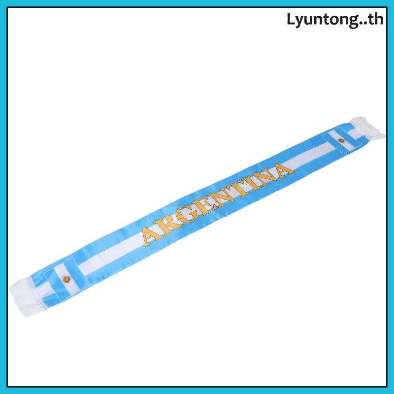 Quạt hỗ trợ sự kiện bóng đá Memento Scarf 136.00X15.00X0,20CM Sky- Lyuntong