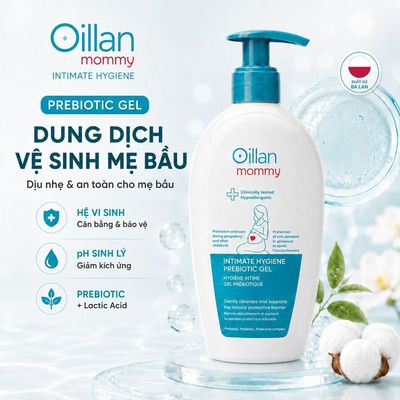 Dung Dịch Vệ Sinh Cho Mẹ Bầu & Sau Sinh OILLAN MOMMY 300ml Hỗ Trợ Bảo Vệ Phụ Khoa Tối Ưu Cho Mẹ 300ml/Chai