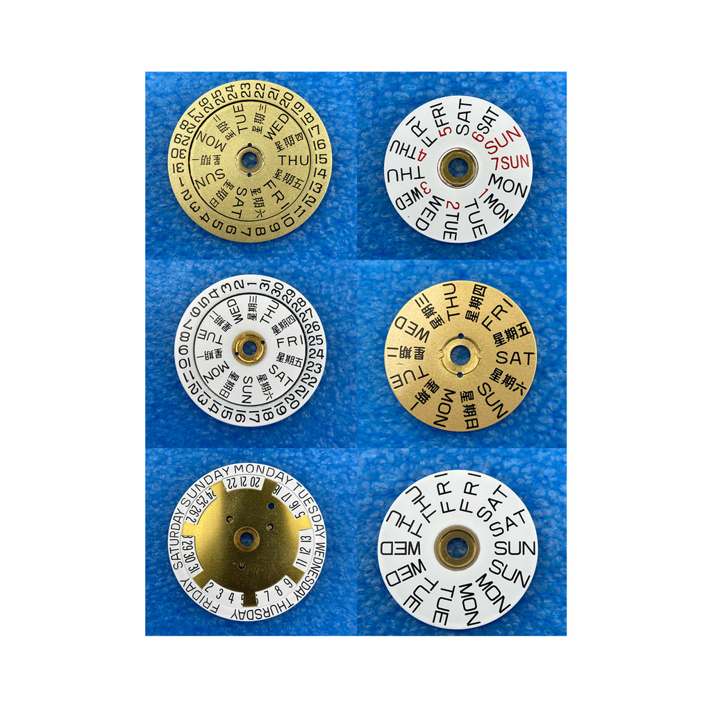 Phụ kiện đồng hồ Swiss Original 2836 Movement / 2834 Movement Đĩa lịch hàng tuần