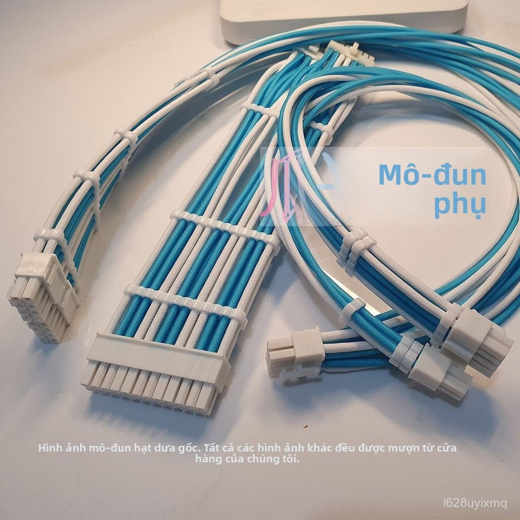 Dây nguồn module tùy chỉnh bện cao cấp cho VGA RTX 50 series 5090 9070xt bền đẹp dễ lắp