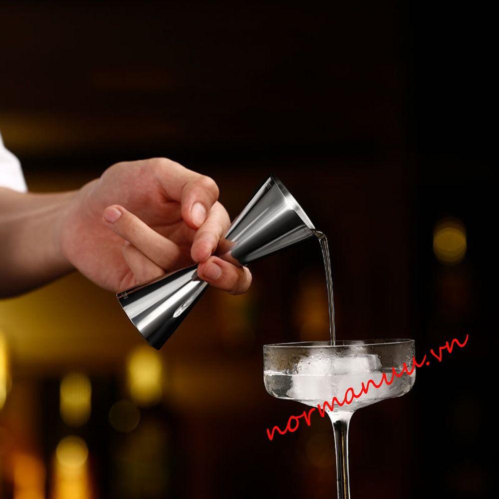 NORMAN6G Ounce Cup, Jigger cocktail bằng thép không gỉ được đánh bóng, Tiện ích nhà bếp Bề mặt nhẵn 