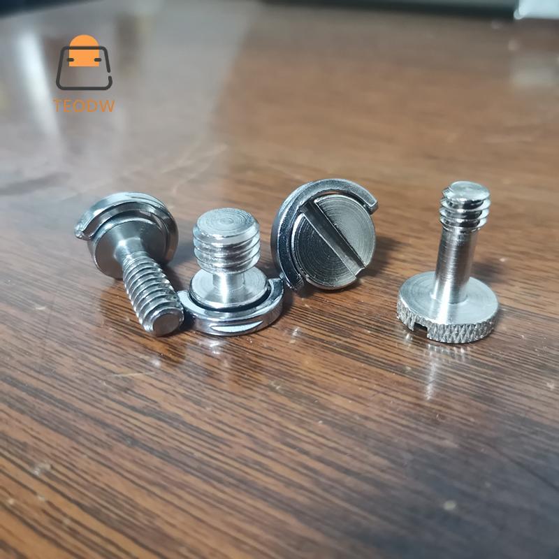 [TeOdw-t] Qui Release Plate Adapter Vít 1 / 4 inch D-Ring Tripod Vít Gắn Vít Adapter Cho Máy Quay Ca
