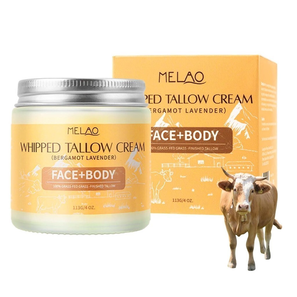🛒 ✷ Bò Tallow, Bò Tallow Balm Chăm Sóc Da, Cỏ Fed Bò Tallow & Mật Ong Balm, Dưỡng Ẩm Sâu Cho Mặt & C