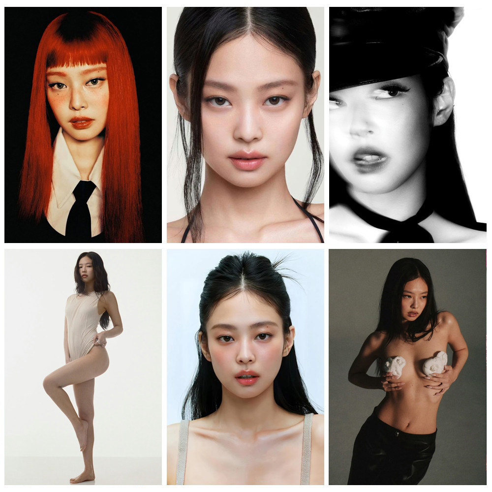 Hàn Quốc blackpink Hàng hóa jennie Poster Kim Jenny Shop Nhãn dán quá khổ Tranh phòng260822T