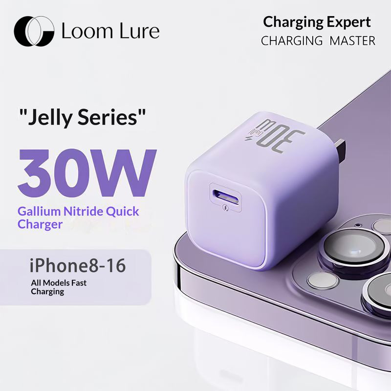 Sạc nhanh Pd30w Gallium Nitride cho bộ sạc IPhone8-17
