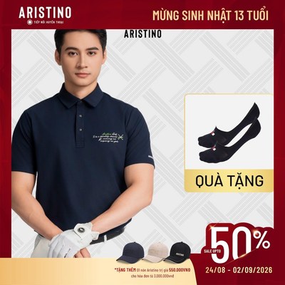 Áo Polo Nam Ngắn Tay Anti UV Aristino Golf APSG74AZ