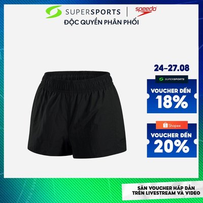 Quần Đi Biển Nữ Speedo Essentials - Đen - 8-125380001