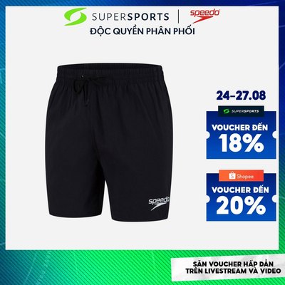 Quần Bơi Nam Speedo Essentials 16" - Đen - 8-124330001 ADS08 LS300