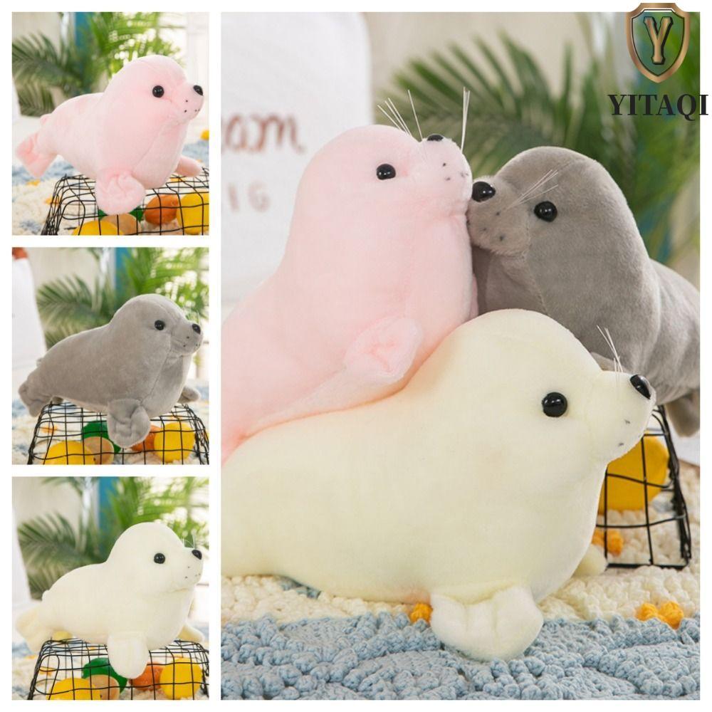 YITAQI Seal Đồ chơi nhồi bông sang trọng, Búp bê nhồi bông mềm mại, Lông thú sang trọng thoải mái th
