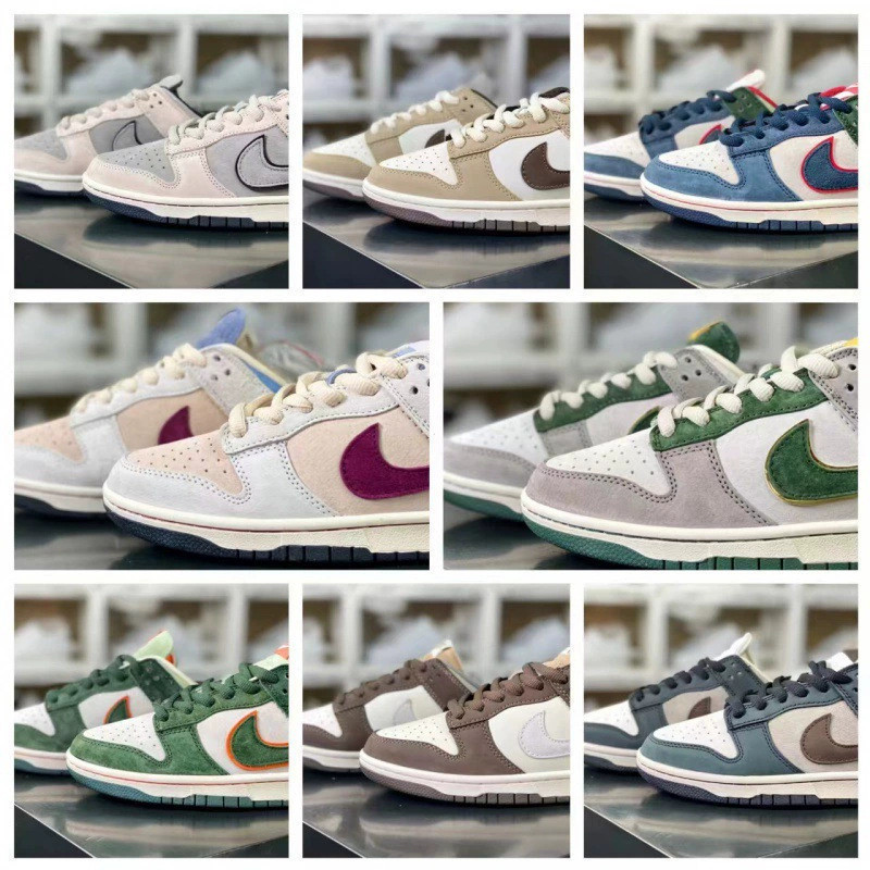 Phiên Bản Cao Cấp Dunk Dunk Dunk Dunk Đồng Thương Hiệu Steam Boy Series Màu Xám Nâu Mocha Nam Nữ Già