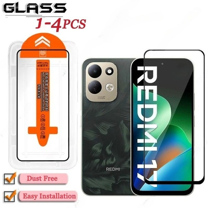 Dành Cho Redmi 17C 17 M100 Note 17 Pro Max 4G 5G Bảo Vệ Màn Hình Bụi Miễn Phí Lắp Đặt Toàn Cầu Phim 
