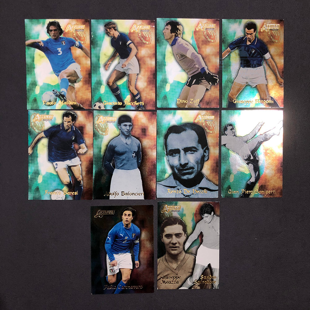 Panini Panini Panini Panini 2004 Đội Ý AZZURRI Thẻ Ngôi Sao Chính Thức Đội Trưởng Martini Ninavaro