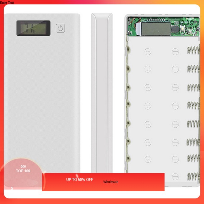 [Mới 2019 - CHỐNG NGƯỢC CỰC] BOx sạc dự phòng 8 cell , mạch sạc dự phòng 2A, mạch sạc pin 18650
