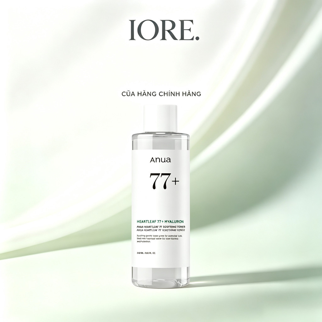 (Nhập Khẩu) Toner Diếp Cá Dịu Da ANUA 77% HEARTLEAF SOOTHING TONER IORE.