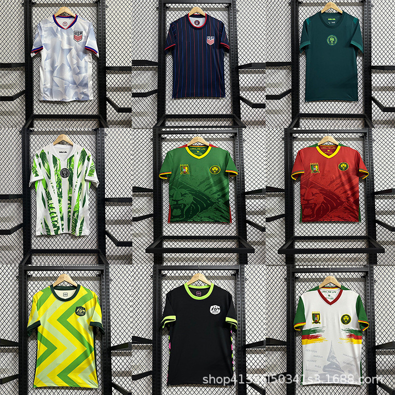 Vận chuyển nhanhMùa giải 25-26 Áo bóng đá Jersey World Cup Mỹ Nigeria Úc