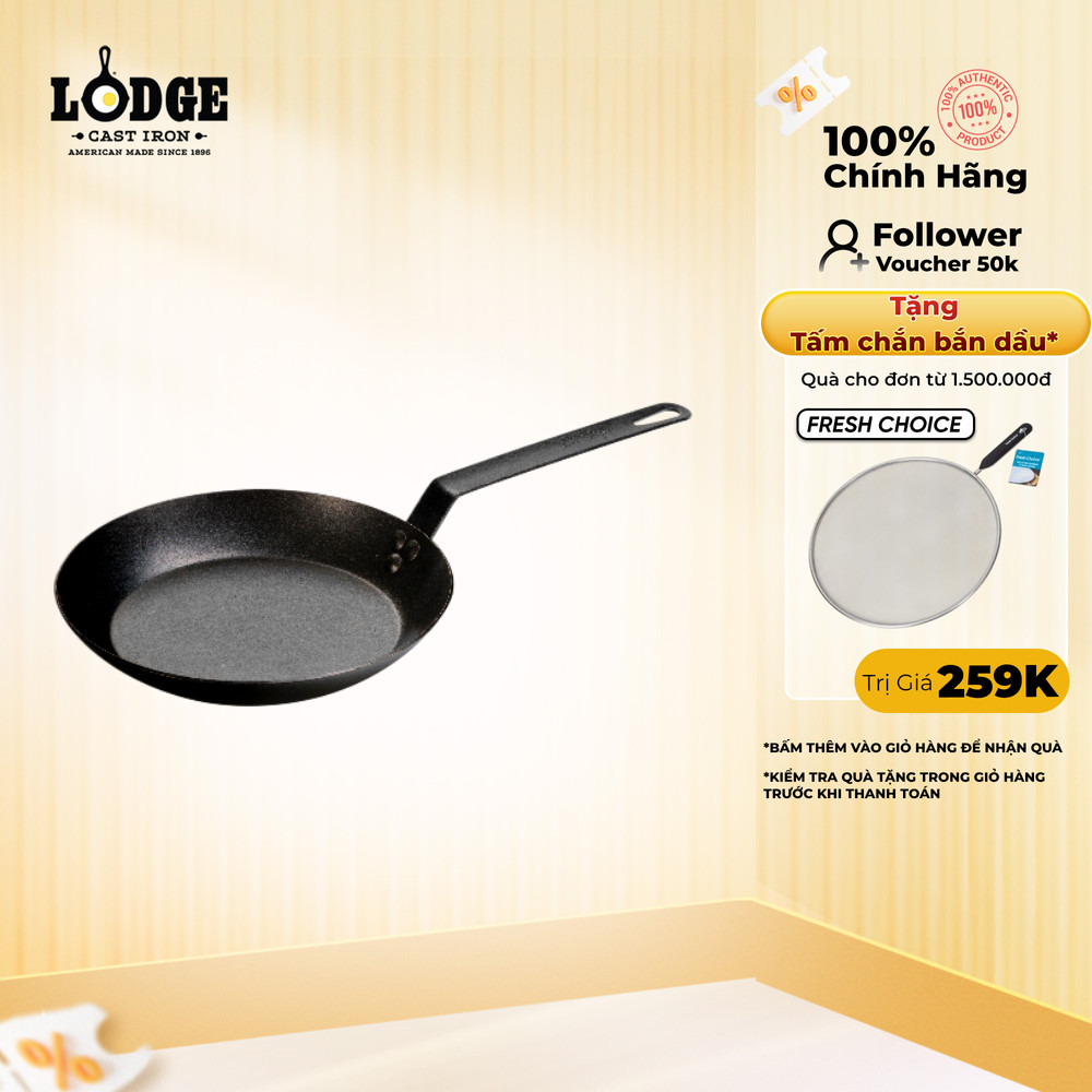 Lodge - Chảo thép carbon - 25.4cm