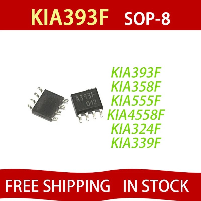 Bộ 50 KIA393F SOP-8 A393F KIA358F A358F KIA555F A555F KIA339F KIA324F KIA555 KIA358 KIA393 KIA324 KI