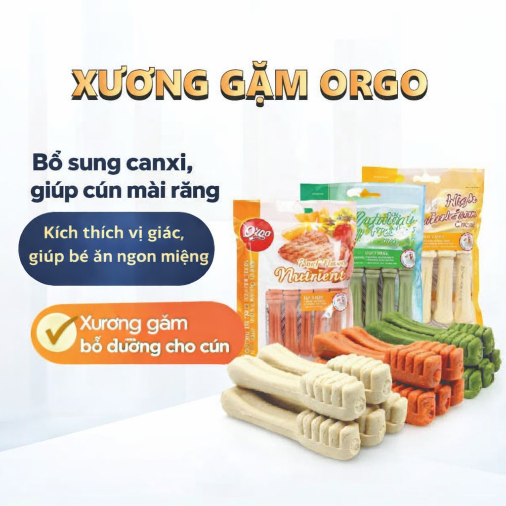 CODCOD Xương Gặm Orgo MASTERCARE For Pet Sạch Răng Thơm Miệng Bổ Sung Canxi