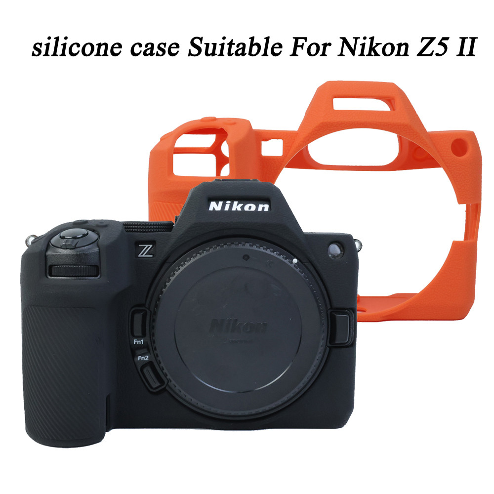 Ốp Lưng Máy Ảnh Da Túi Silicon Da Cho Nikon Z5 II Z5 Mark II