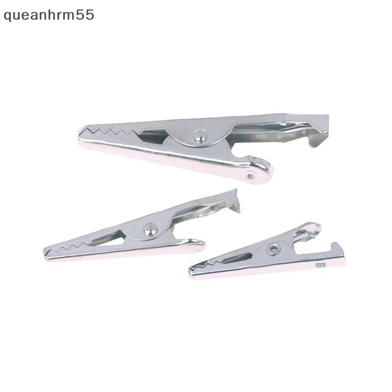 Cod 50pcs Mini Alligator Clips Mini bạc kim loại Alligator Clip 28mm 35mm 45mm cho điện thử nghiệm c