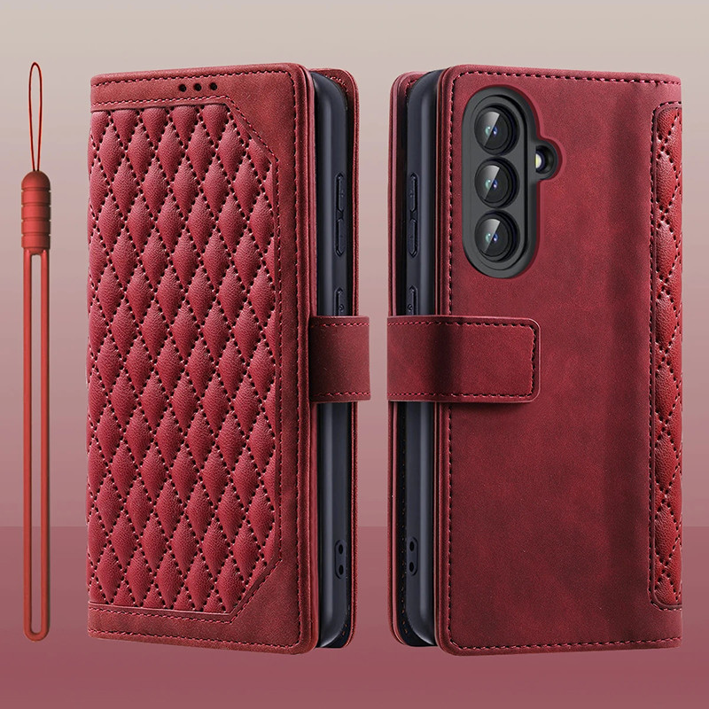 Dành Cho Samsung Galaxy Samsung Galaxy A17 5G 4G Da Lật Đựng Thẻ Sách Ví Đứng Bảo Vệ Toàn Diện Dành 